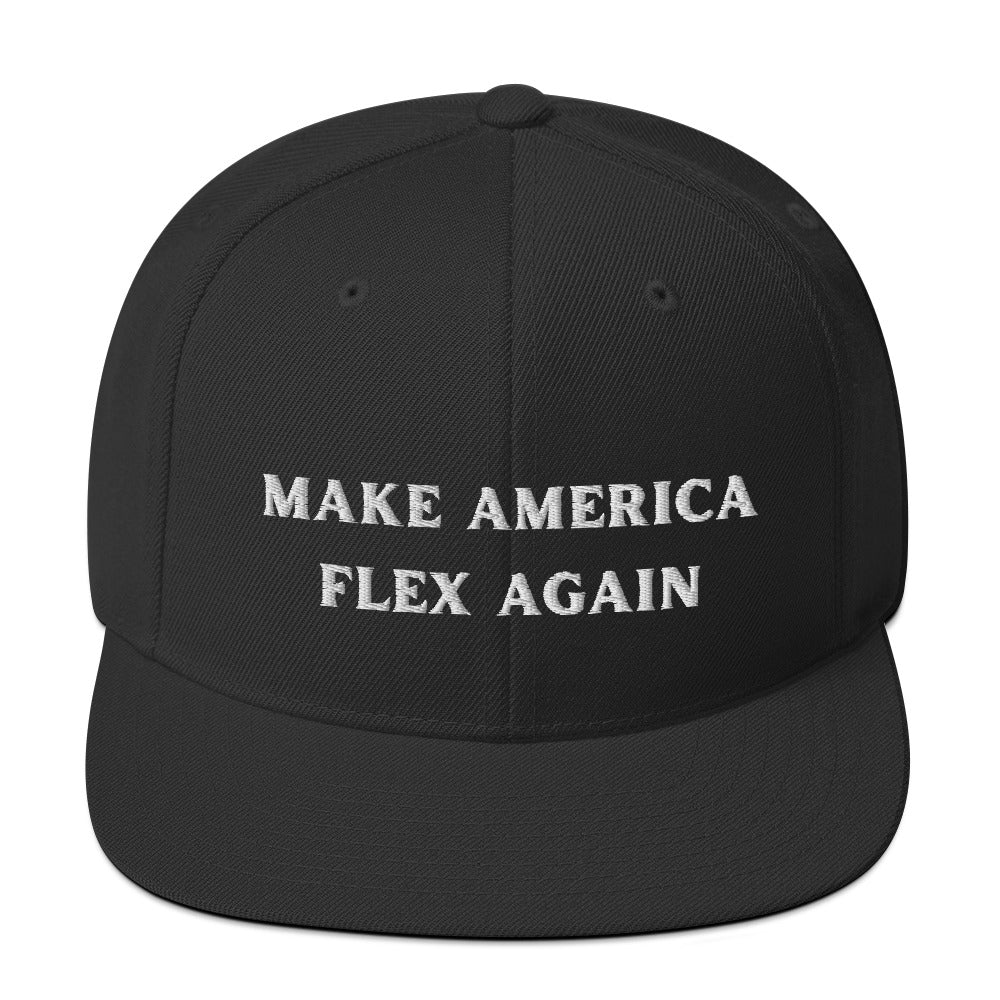 Make America FLEX Again Snapback Hat