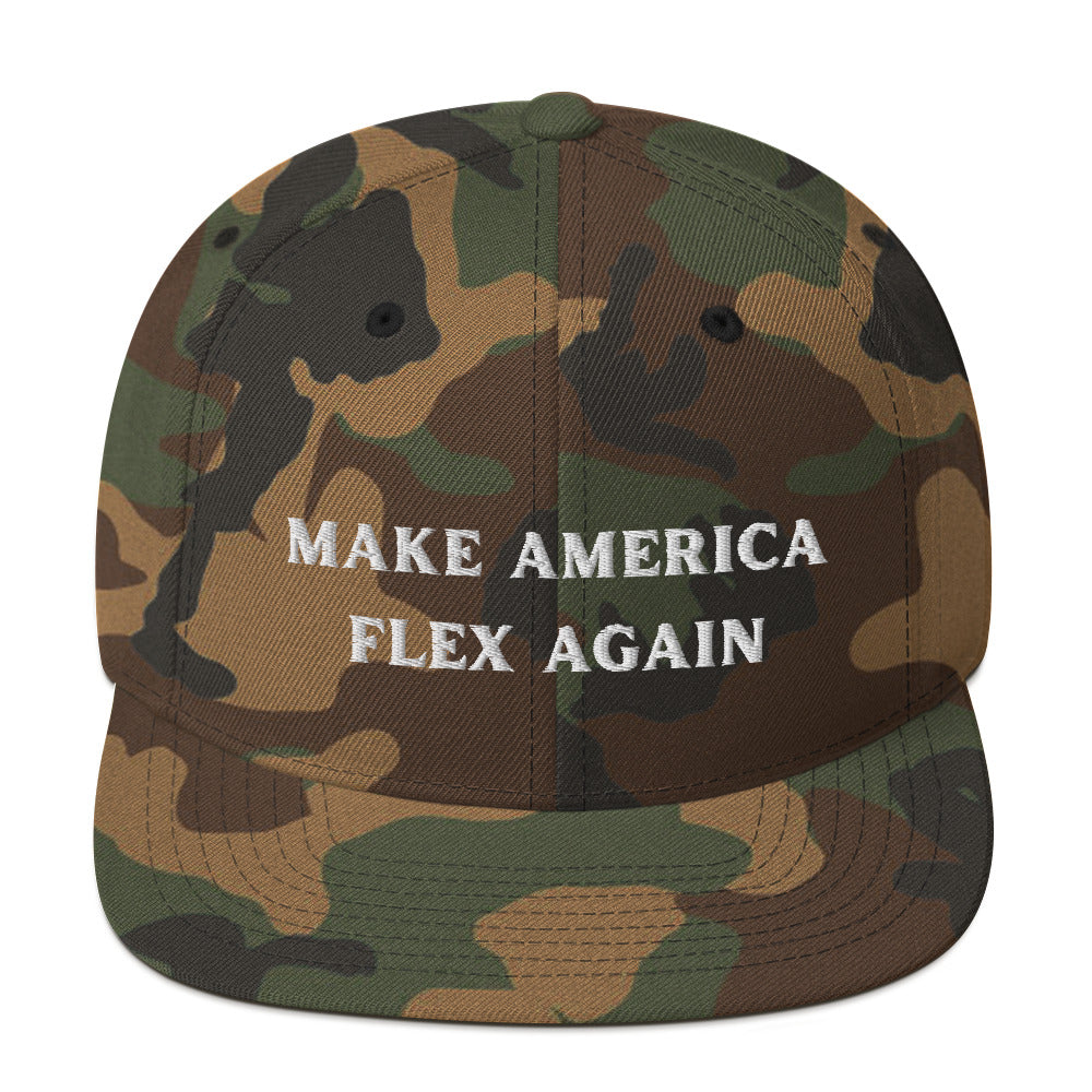 Make America FLEX Again Snapback Hat