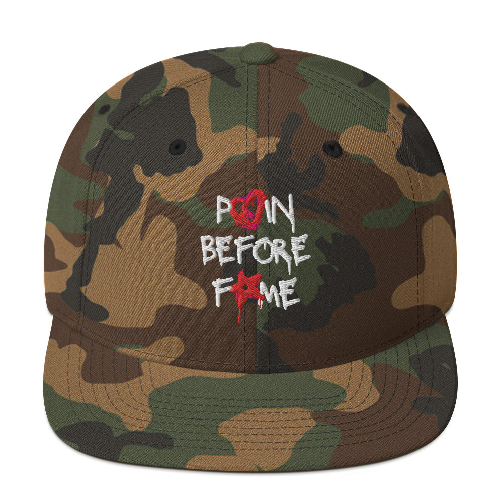 Pain Before Fame Snapback Hat