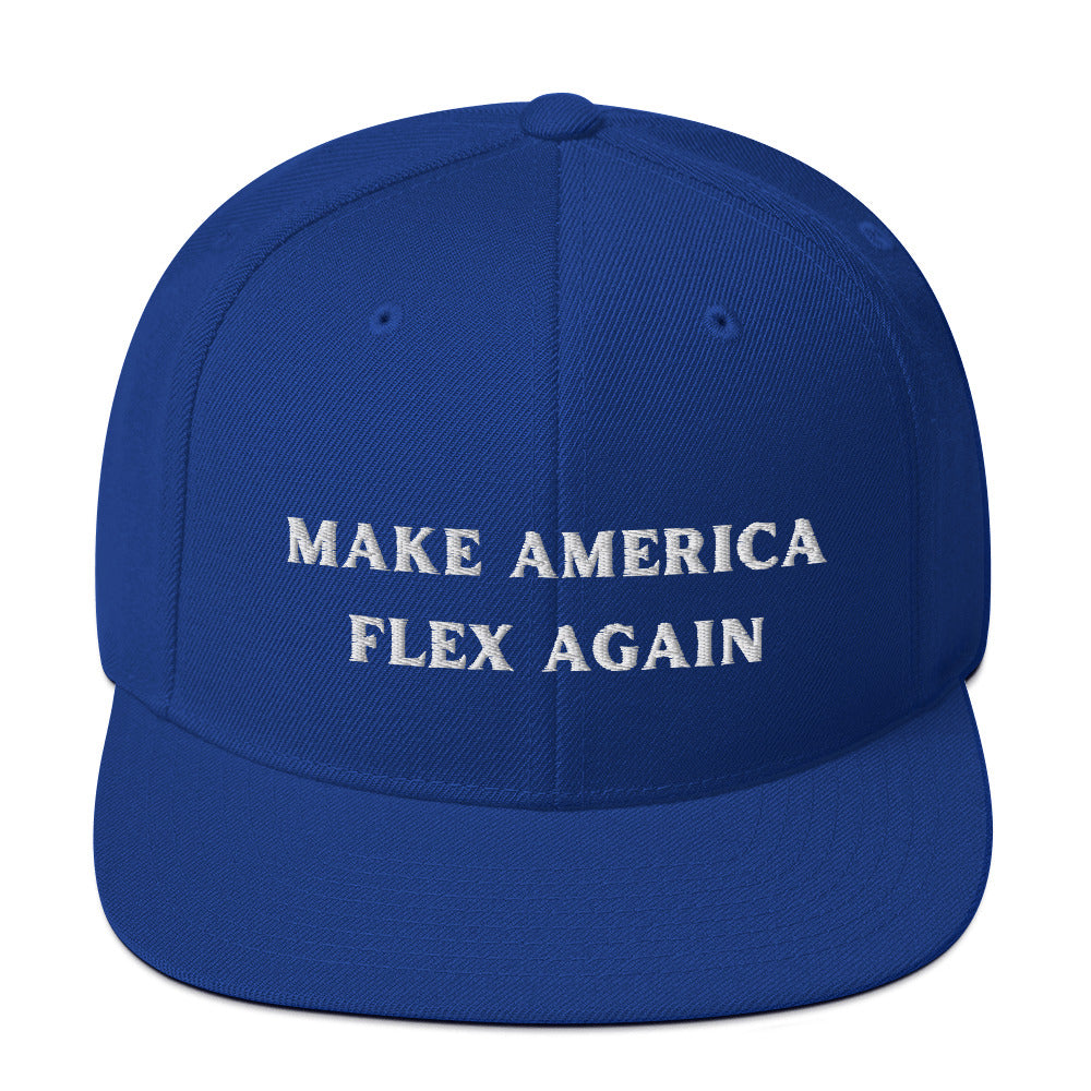 Make America FLEX Again Snapback Hat